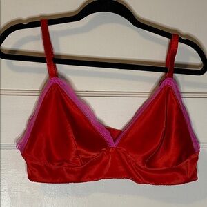 Parade XL Elegant Red and Pink Women's Bralette